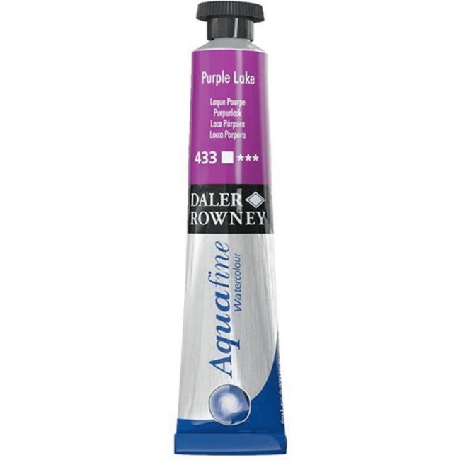Daler Rowney Aquafine Tüp Sulu Boya 8 ml Purple Lake 433 - 1