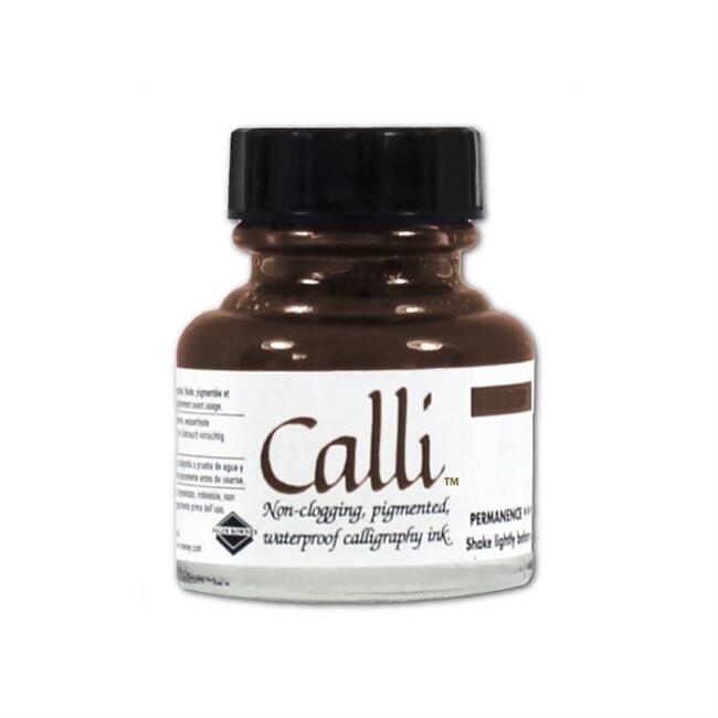 Daler Rowney Calli Kaligrafi Mürekkebi 29.5 ml Brown 12 - 1