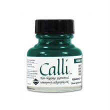 Daler Rowney Calli Kaligrafi Mürekkebi 29.5 ml Green 31 - Daler Rowney