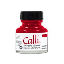 Daler Rowney Calli Kaligrafi Mürekkebi 29.5 ml Scarlet 73 - Daler Rowney