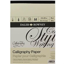 Daler Rowney Calligraphy Paper Blok A4 90 g 30 Yaprak - Daler Rowney