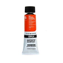 Daler Rowney Cryla Heavy Body Artists’ Akrilik Boya 75 ml Benzimidazolone Orange H5G 686 - Daler Rowney