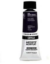 Daler Rowney Cryla Heavy Body Artists’ Akrilik Boya 75 ml Deep Violet 408 - Daler Rowney (1)