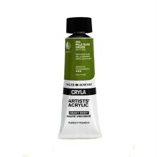 Daler Rowney Cryla Heavy Body Artists’ Akrilik Boya 75 ml Pale Olive Green 368 - Daler Rowney