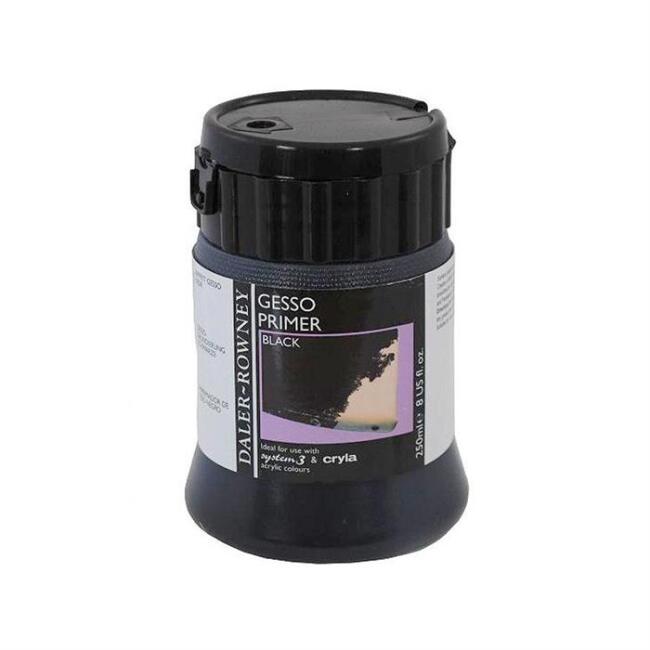 Daler Rowney Cryla Siyah Astar 250 ml - 1
