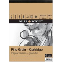 Daler Rowney Fine Grain Cartridge Eskiz Blok A4 160 g 30 Yaprak - Daler Rowney