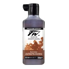 Daler Rowney Fw Acrylic Artist Ink 180 ml No:223 Brunt Umber (Artist Akrilik Mürekkep) - 3