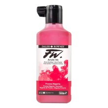 Daler Rowney Fw Acrylic Artist Ink 180 ml No:412 Proces Magenta (Artist Akrilik Mürekkep) - 3