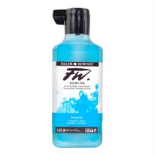 Daler Rowney Fw Acrylic Artist Ink 180 ml No:145 Turquoıse (Artist Akrilik Mürekkep) - Daler Rowney