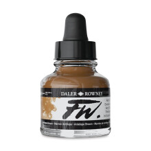 Daler Rowney Fw Ink Likit Akrilik Mürekkep 29.5 ml Antelope Brown 222 - Daler Rowney