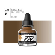 Daler Rowney Fw Ink Likit Akrilik Mürekkep 29.5 ml Antelope Brown 222 - Daler Rowney (1)