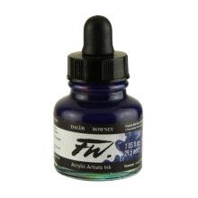 Daler Rowney FW Ink Likit Akrilik Mürekkep 29.5 ml Prussian Blue 2777 - DALER ROWNEY