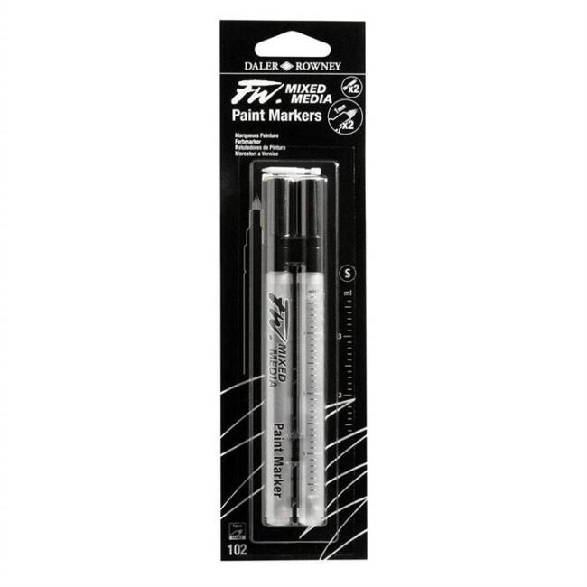 Daler Rowney Fw Mixed Media 2’li Boş Marker Set 1-2 mm 101 - 1