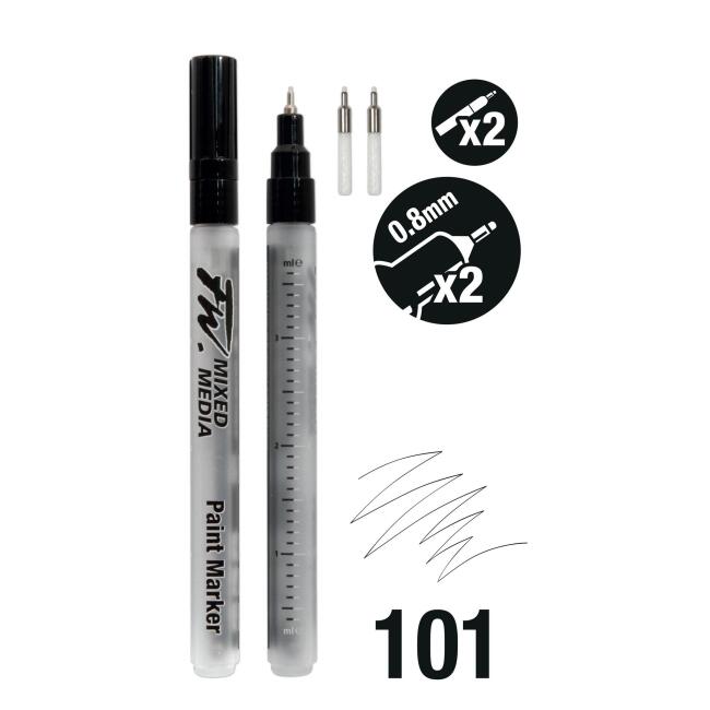 Daler Rowney Fw Mixed Media 2’li Boş Marker Set 1-2 mm 101 - 2