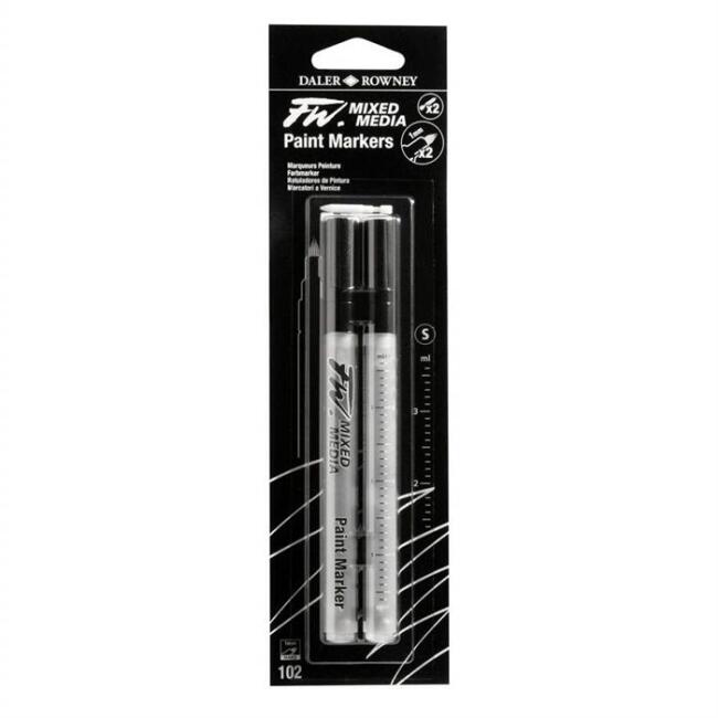 Daler Rowney Fw Mixed Media 2’li Boş Marker Set 1-2 mm 102 - 1