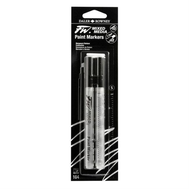 Daler Rowney Fw Mixed Media 2’li Boş Marker Set 1-2 mm 104 - 1