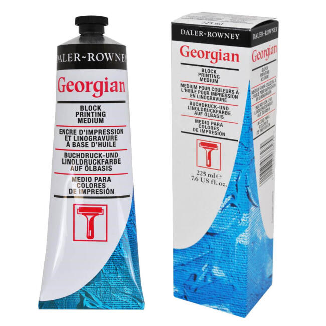Daler Rowney Georgian Block Printing Medium Baskı Boyası Medyumu 225 ml 114 225 019 - 1