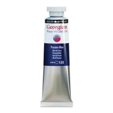 Daler Rowney Georgian Water Mixable Sulandırılabilir Yağlı Boya 38 ml Prussian Blue 135 - Daler Rowney