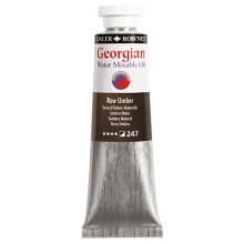 Daler Rowney Georgian Water Mixable Yağlı Boya 37 ml Raw Umber 247 - Daler Rowney