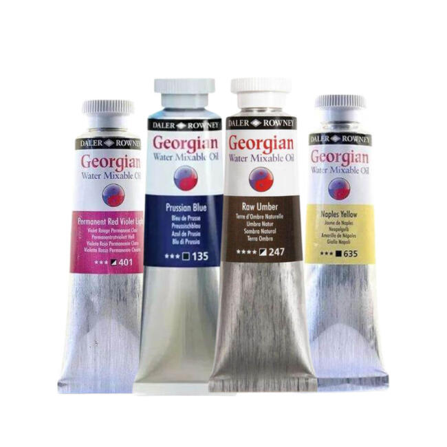 Daler Rowney Georgian Water Mixable Yağlı Boya 37 ml (Tüm Renkler) - 1