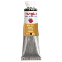 Daler Rowney Georgian Water Mixable Yağlı Boya 37 ml Yellow Ochre 663 - Daler Rowney