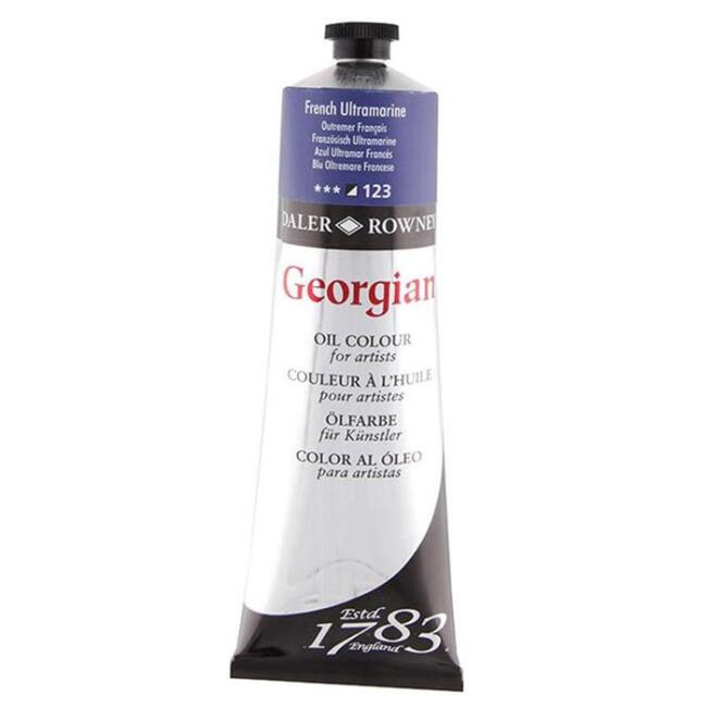 Daler Rowney Georgian Yağlı Boya 225 ml French Ultramarine 123 - 2