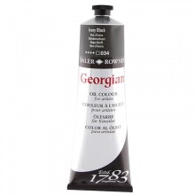 Daler Rowney Georgian Yağlı Boya 225 ml Ivory Black 34 - Daler Rowney