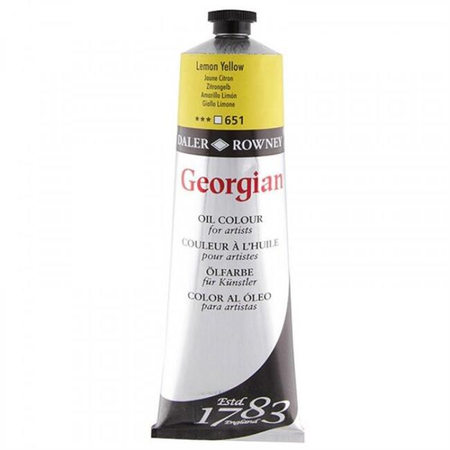 Daler Rowney Georgian Yağlı Boya 225 ml Lemon Yellow 651 - 2