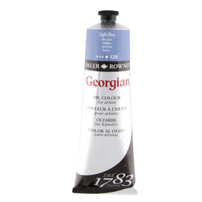 Daler Rowney Georgian Yağlı Boya 225 ml Light Blue 128 - 1
