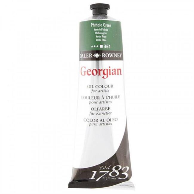 Daler Rowney Georgian Yağlı Boya 225 ml Phthalo Green 361 - 1