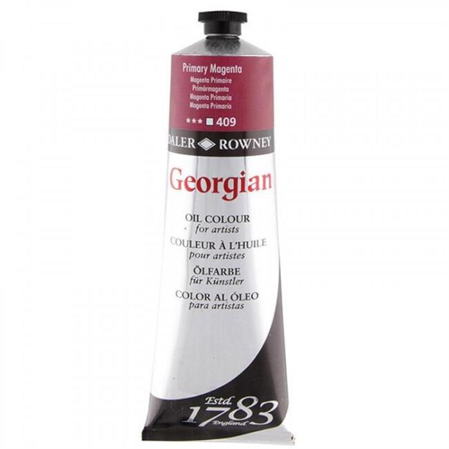 Daler Rowney Georgian Yağlı Boya 225 ml Primary Magenta 409 - 1