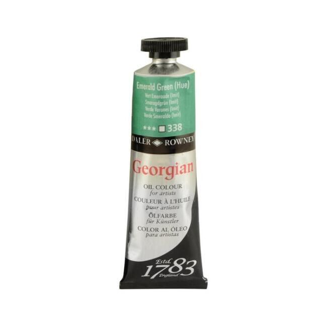 Daler Rowney Georgian Yağlı Boya 38 ml Emerald Green 338 - 1