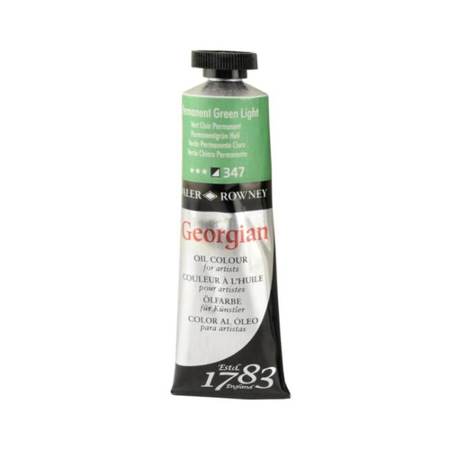 Daler Rowney Georgian Yağlı Boya 38 ml Permanent Green Light 347 - 1