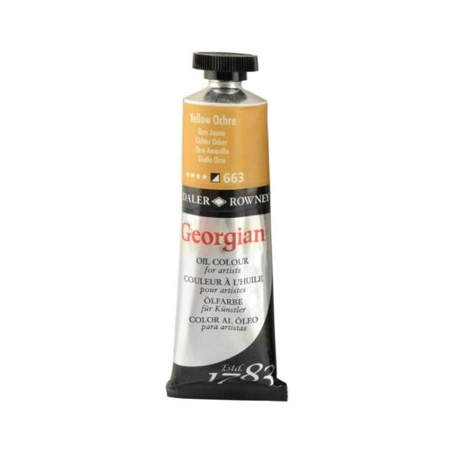 Daler Rowney Georgian Yağlı Boya 38 ml Yellow Ochre 663 - 1