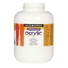 Daler Rowney Graduate Akrilik 2.25 lt Titanium White 1 - Daler Rowney