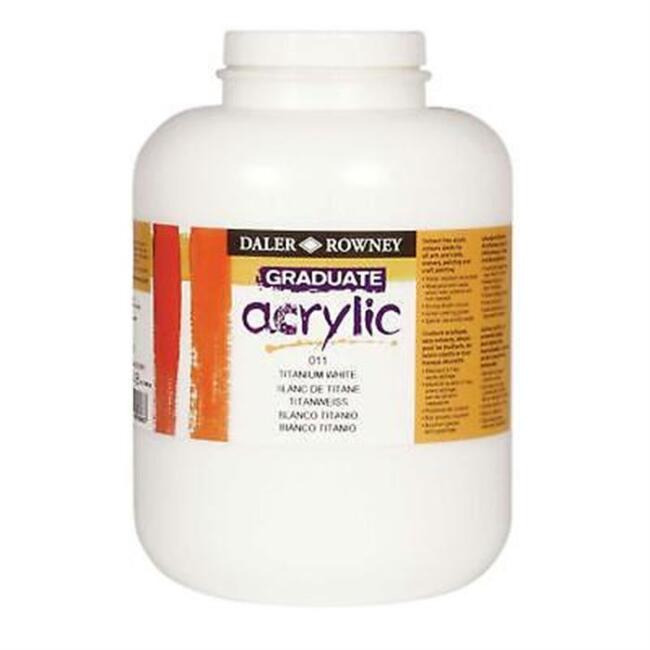 Daler Rowney Graduate Akrilik 2.25 lt Titanium White 1 - 1