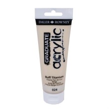 Daler Rowney Graduate Akrilik Boya 120 ml Buff Titanium 24 - Daler Rowney