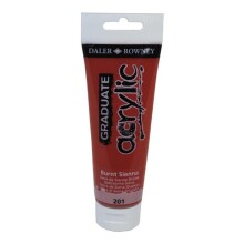 Daler Rowney Graduate Akrilik Boya 120 ml Burnt Sienna 201 - Daler Rowney