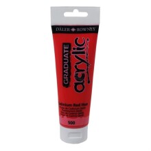 Daler Rowney Graduate Akrilik Boya 120 ml Cadmium Orange Hue 619 - Daler Rowney