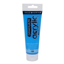 Daler Rowney Graduate Akrilik Boya 120 ml Coeruleum Hue 130 - Daler Rowney