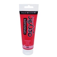 Daler Rowney Graduate Akrilik Boya 120 ml Crimson 542 - Daler Rowney