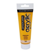 Daler Rowney Graduate Akrilik Boya 120 ml Gold Imit 701 - Daler Rowney