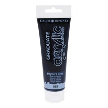 Daler Rowney Graduate Akrilik Boya 120 ml Payne’s Grey 65 - Daler Rowney