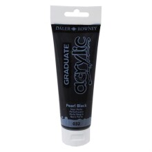 Daler Rowney Graduate Akrilik Boya 120 ml Pearl Black 32 - Daler Rowney