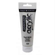 Daler Rowney Graduate Akrilik Boya 120 ml Pearl White 20 - Daler Rowney