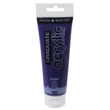 Daler Rowney Graduate Akrilik Boya 120 ml Violet 450 - Daler Rowney