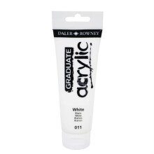 Daler Rowney Graduate Akrilik Boya 120 ml White 11 - Daler Rowney