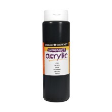 Daler Rowney Graduate Akrilik Boya 500 ml Black 26 - Daler Rowney