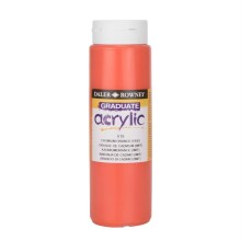 Daler Rowney Graduate Akrilik Boya 500 ml Cadmium Orange Hue 619 - Daler Rowney