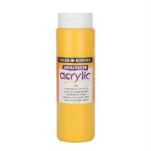 Daler Rowney Graduate Akrilik Boya 500 ml Cadmium Yellow Hue 605 - Daler Rowney